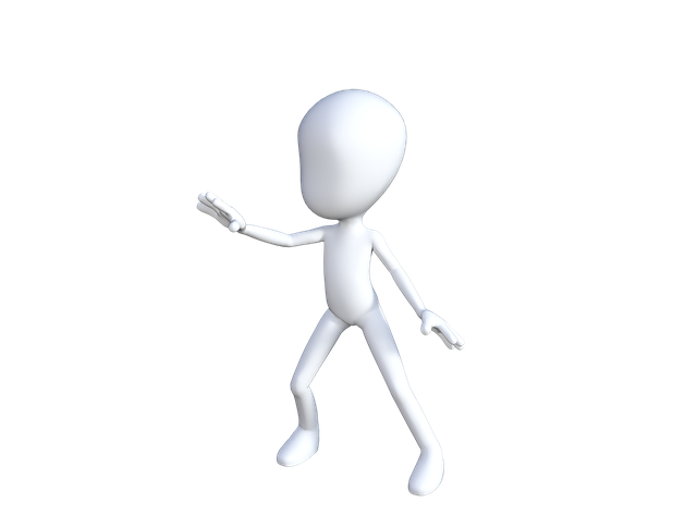 Free character 3d man conceptual illustration