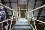 stairs, metal, iron