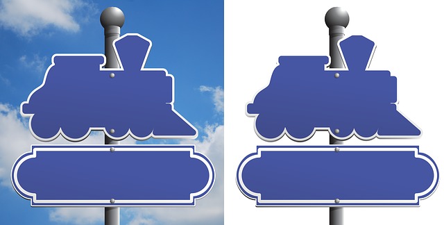 Free sky blue post illustration