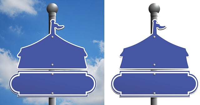 Free sky blue clouds illustration