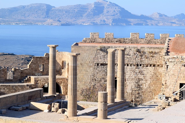 Acrópole De Lindos, Grécia, Rhodes