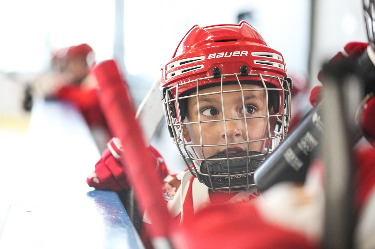 Jeune joueur de hockey