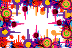 frame, blob, rings