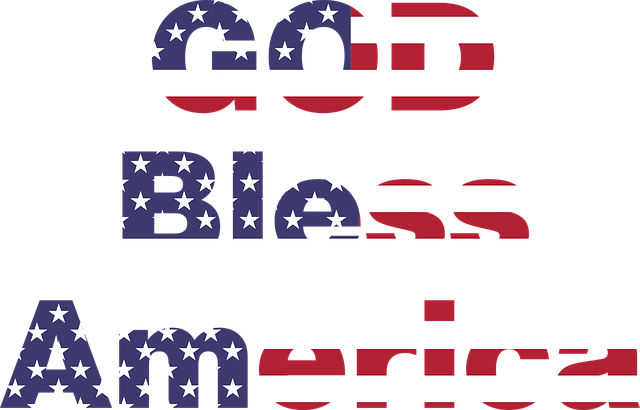 Free god bless america vector