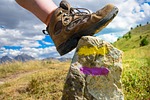 shoe, hiking, markup