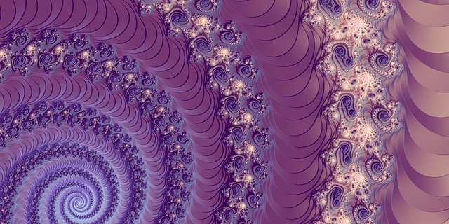Free fractal gradation colorful illustration