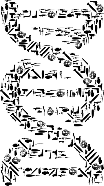 Free dna deoxyribonucleic acid war vector