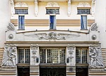 art nouveau, facade, architecture