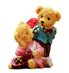 bear, figure, art stone