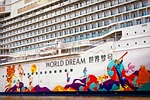 cruise ship, world dream, ship