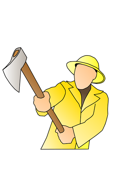 Free fireman rescue man illustration