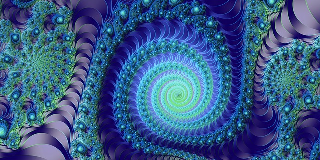 Free fractal gradation colorful illustration