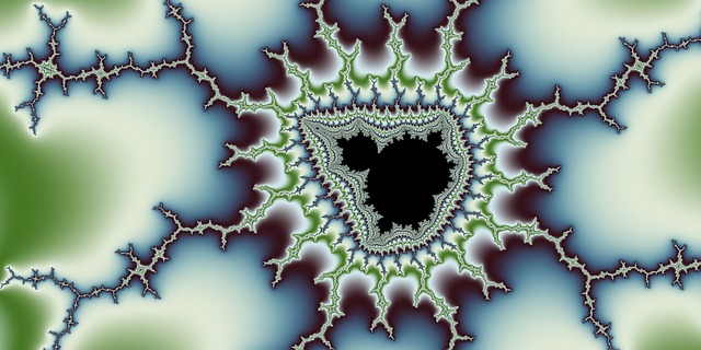 Free fractal gradation colorful illustration
