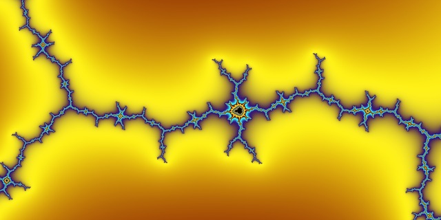 Free fractal gradation colorful illustration