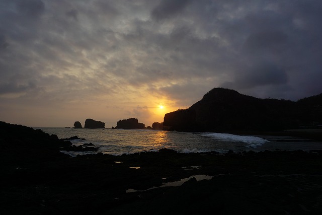 Zonsondergang, Indonesië, Yogyakarta