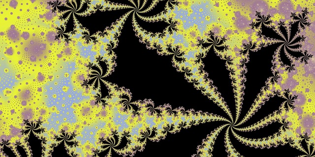 Free fractal gradation colorful illustration