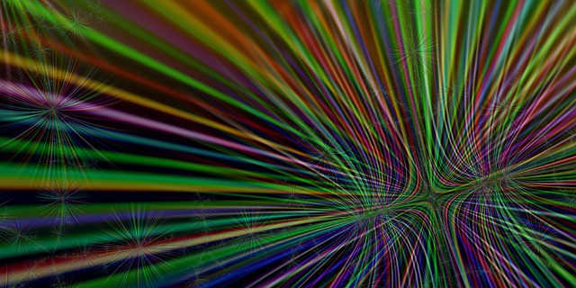 Free fractal gradation colorful illustration