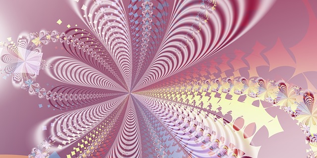 Free fractal gradation colorful illustration