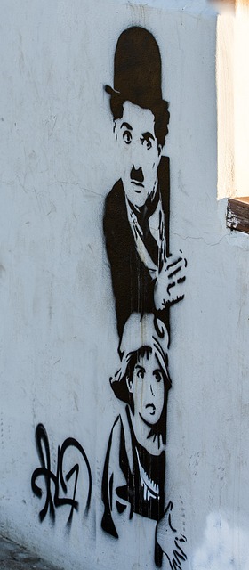 Free Street Art Chaplin photo and picture