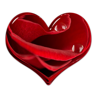 Ein Herz, Blume Im Herzen, Valentinstag