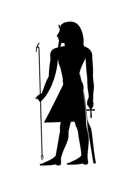 Download free HD stock image of Pharaonic Silhouette Free pharaonic silhouette stand vector