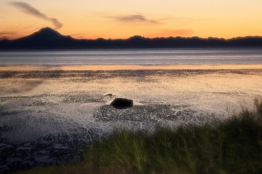 Kokens Indløb, Mt Redoubt, Udsigt, Ocean