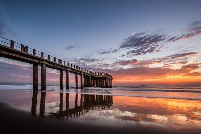 Free Pier Sunrise photo and picture
