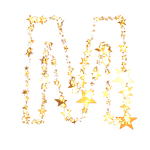 letters, abc, star