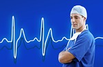 doctor, medical, blue