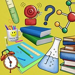 school, books, background