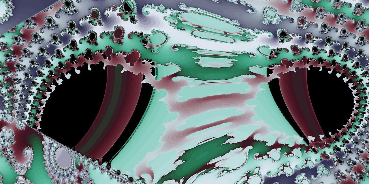 Free fractal gradation colorful illustration
