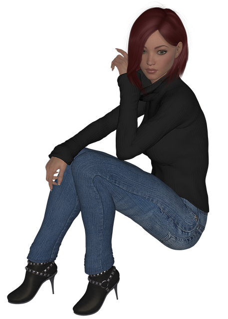 Download free HD stock image of Little Girl Female Free little girl female red hair illustration