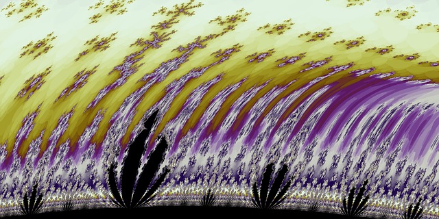 Free fractal gradation colorful illustration