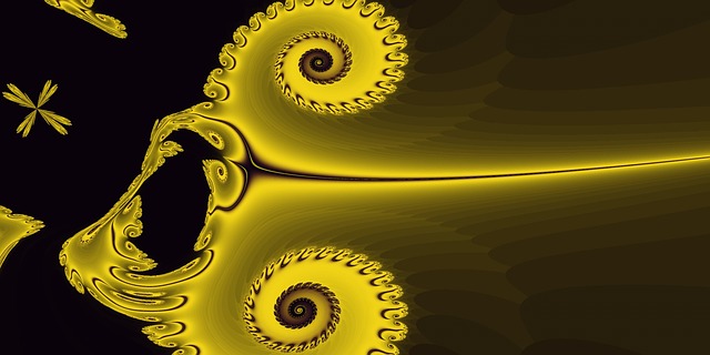 Free fractal gradation colorful illustration