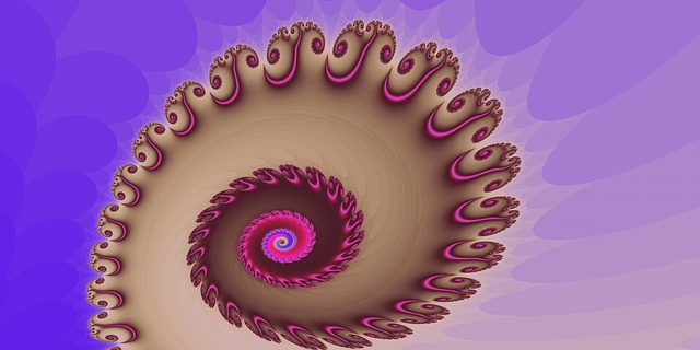 Free fractal gradation colorful illustration
