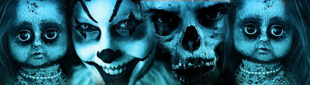 Free halloween clown puppet illustration