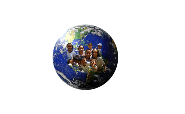 Free earth blue planet globe illustration