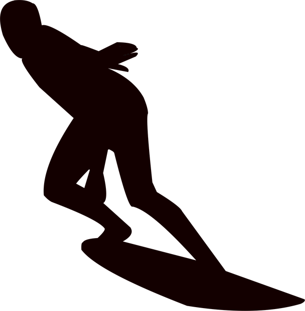 Free slide board nature man vector