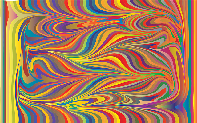 Free wallpaper distorted psychedelic vector