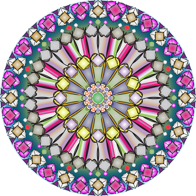 Free geometric mandala decorative vector