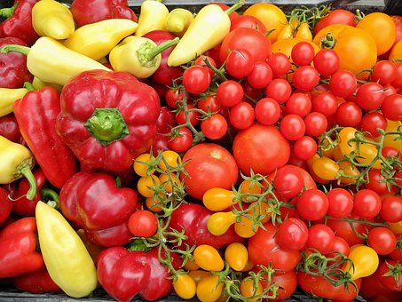 Roșie, Piper, Legume, Red, Galben
