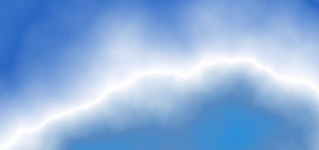 Free clouds heaven tape illustration