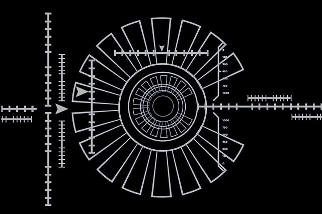 Free eye iris biometrics illustration