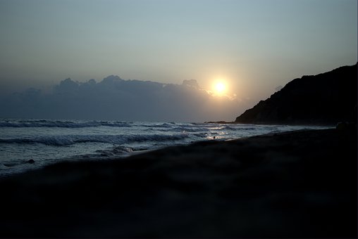 Sonnenuntergang, Strand