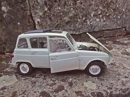 Renault, R4, Modelul, Miniatură, Masina
