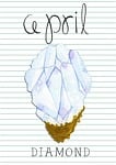 birthstone, april, diamond