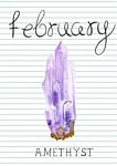 birthstone, february, amethyst