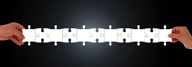 Free puzzle team teamwork illustration