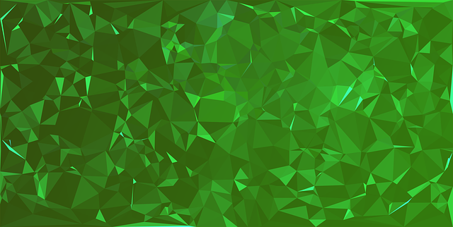 Free three veronoi green illustration