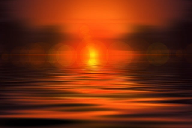 Download free HD stock image of Sunset Cloud Free sunset cloud meditation illustration